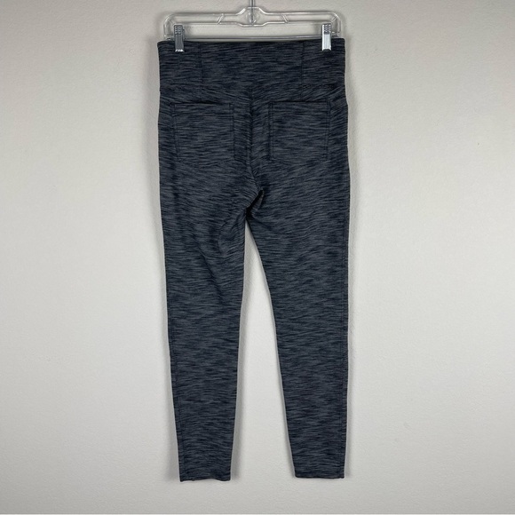 Athleta Gray Space Dye High Waist Metro Athletic Athleisure Leggings Size Medium - Picture 3 of 7